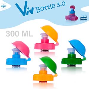 Geeek Draaidop met afsluitbare trektuit voor 300 ml Viv Bottle 3.0 - Reserveonderdeel Oranje