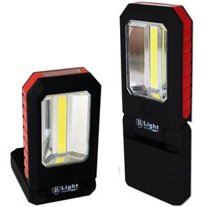 Geeek Werklamp COB + 3 LED - Campinglamp - Zaklamp - Klapbaar met haak en Magneet