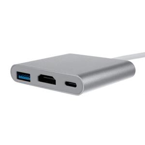 Geeek USB-C HDMI HUB - 3-in-1 Adapter - USB-C naar USB-A, HDMI&USB-C