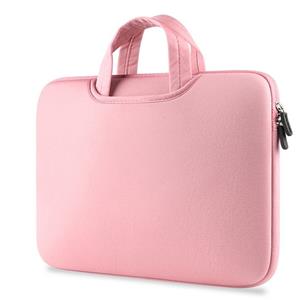 Geeek Airbag Universele 2-in-1 sleeve / tas voor laptops tot 14 inch - Roze