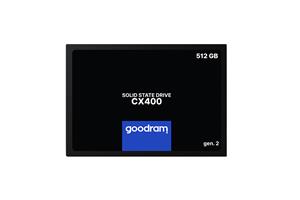 Goodram Interne SSD CX400 - 512GB - GEN.2 SATA III 2,5″ - Solid State Drive