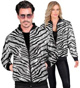 Bomberjack zebra print dames heren