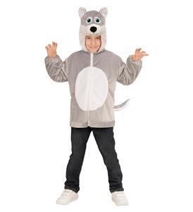 Pluche wolven pak voor kinderen voor carnaval