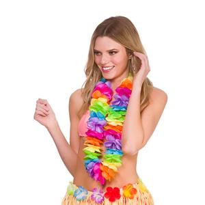 Mooie regenboog Hawaii slinger satijn look