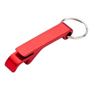 DrankKoning Bieropener Sleutelhanger - Flesopener - Rood
