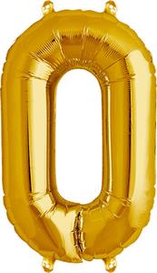 Ballon cijfers goud 40 cm  0