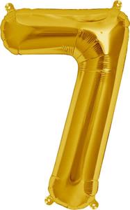 Ballon cijfers goud 40 cm  7