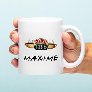 Ditverzinjeniet Gepersonaliseerde Mok Friends Central Perk Naam