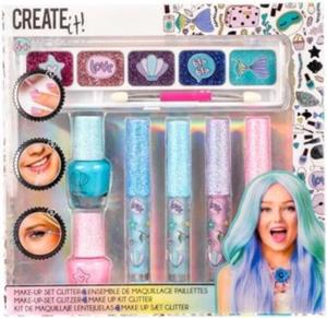 Create It! Beauty Make-up Set Glitter, 7dlg.