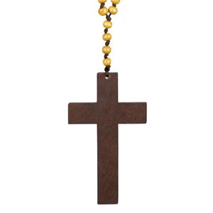 Houten Priesterkruis Deluxe Ketting