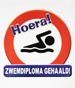 Hudeschild - Zwemdiploma