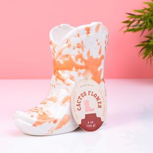 Paddywax Cowboylaars Geurkaars - Cactus Flower (roze)