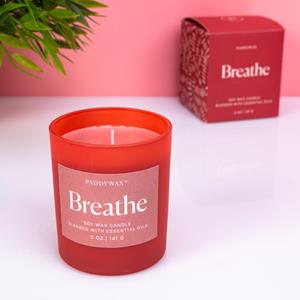 Paddywax Wellness Geurkaars - Breathe (rood)