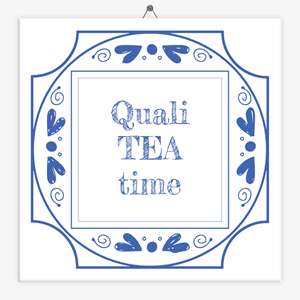 Tegeltje.nl Spreuken tegeltje quali-TEA-time