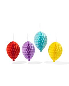 Honeycomb Ballon 4 Stuks