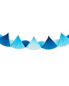 Papieren Slinger Waaier Blauw 6m