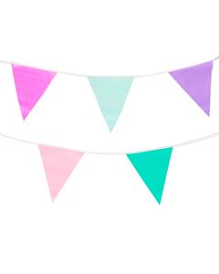 Vlaggenlijn Meerkleurig 10m