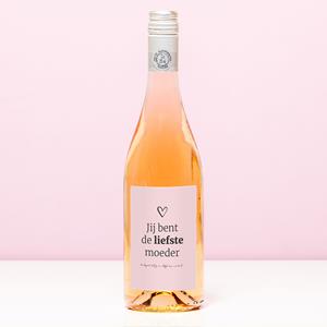 Nutcrackers Wijnfles De Liefste Moeder - Rosé (Blush Rosé)