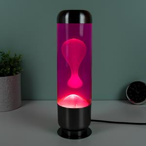 Balvi Capsule Lavalamp - Roze Met Witte Lava