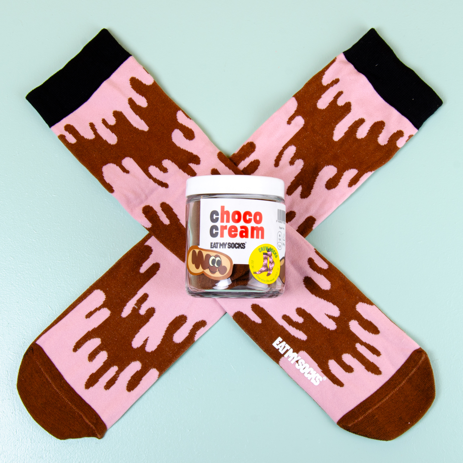 EatMySocks Chocoladepasta Sokken