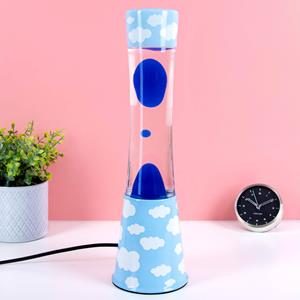 Fisura Lavalamp Wolken Met Blauwe Lava