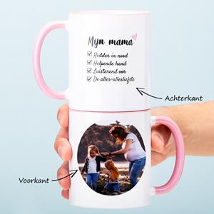 Ditverzinjeniet Gepersonaliseerde Fotomok Mijn Mama