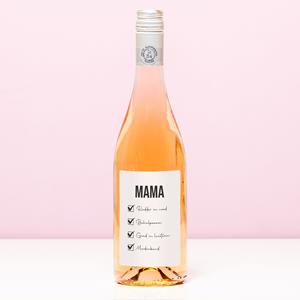 Nutcrackers Wijnfles Mama Checklist - Rosé (Blush Rosé)