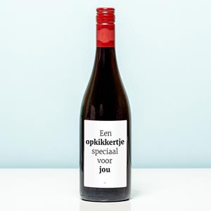 Nutcrackers Wijnfles Een Opkikkertje Speciaal Voor Jou - Rood (Merlot)