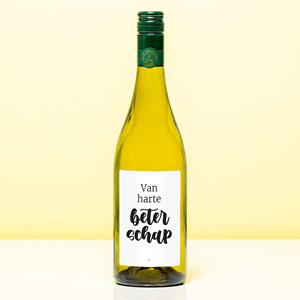 Nutcrackers Wijnfles Van Harte Beterschap - Wit (Sauvignon Blanc)