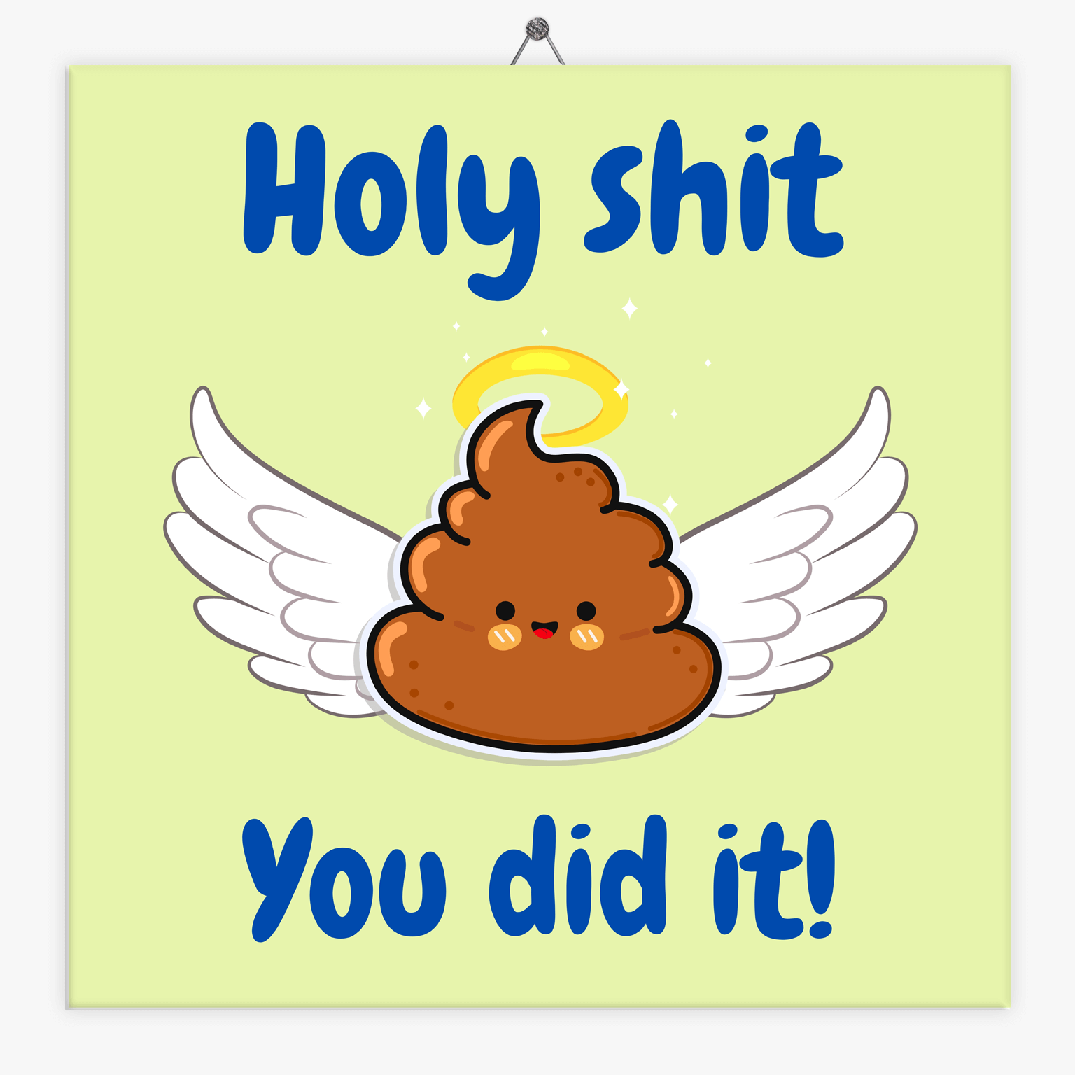Tegeltje.nl Tekst tegeltje you did it