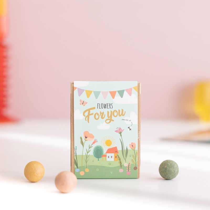 BloomPost Zaaibommetjes For You | Brievenbus bloemenzaadjes | Cadeau met zaadjes door de brievenbus |  met aandacht voor de natuur