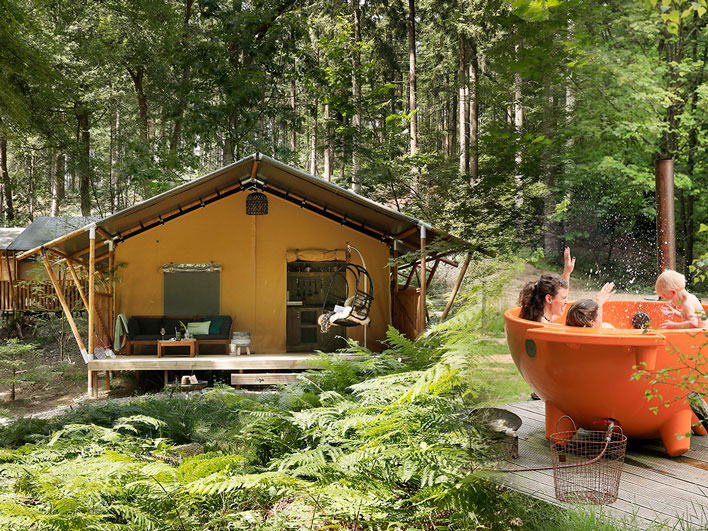Nature's Gift Overnachting Veluwe in Lodgetent Wellness