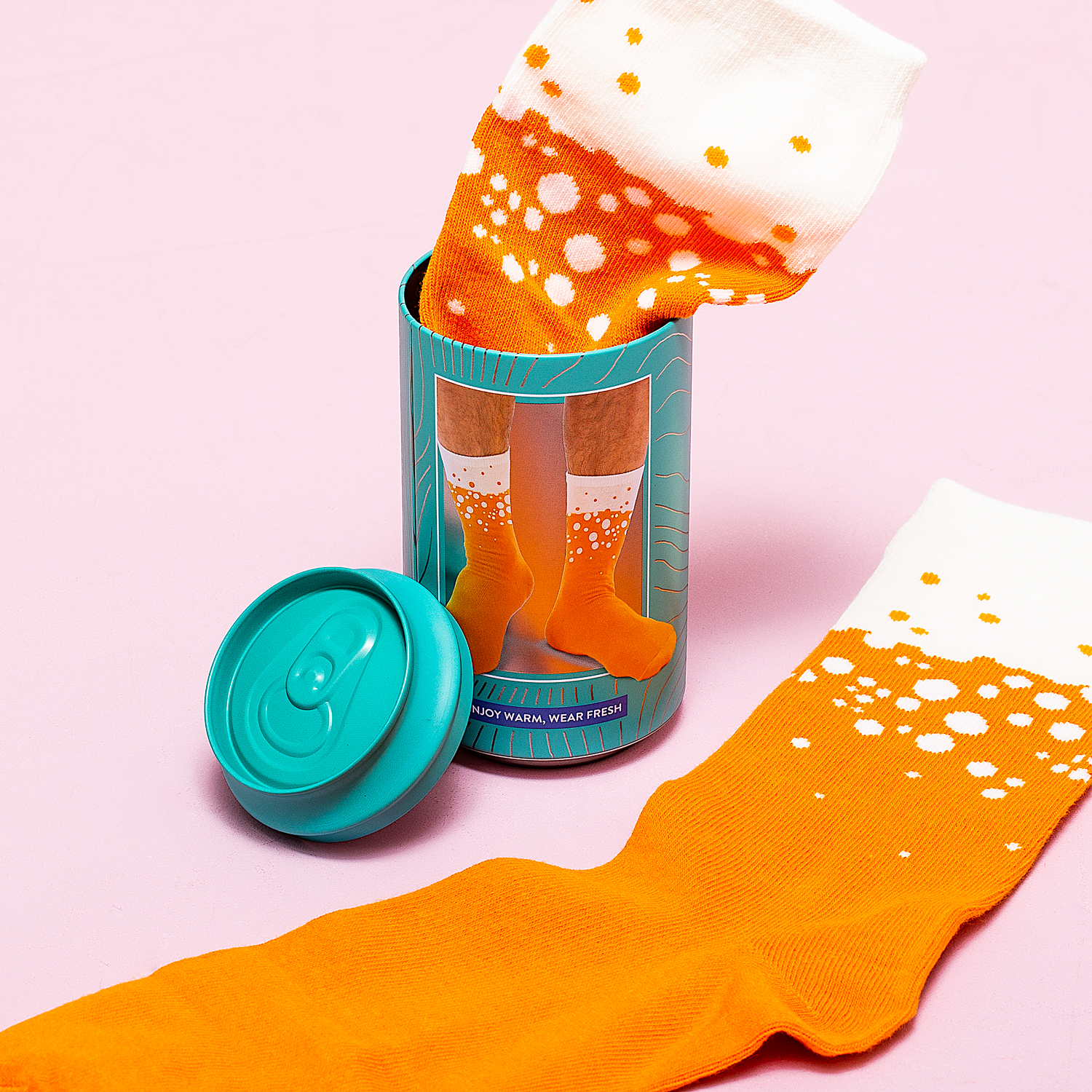 Luckies Craft Bier Sokken - IPA (oranje)