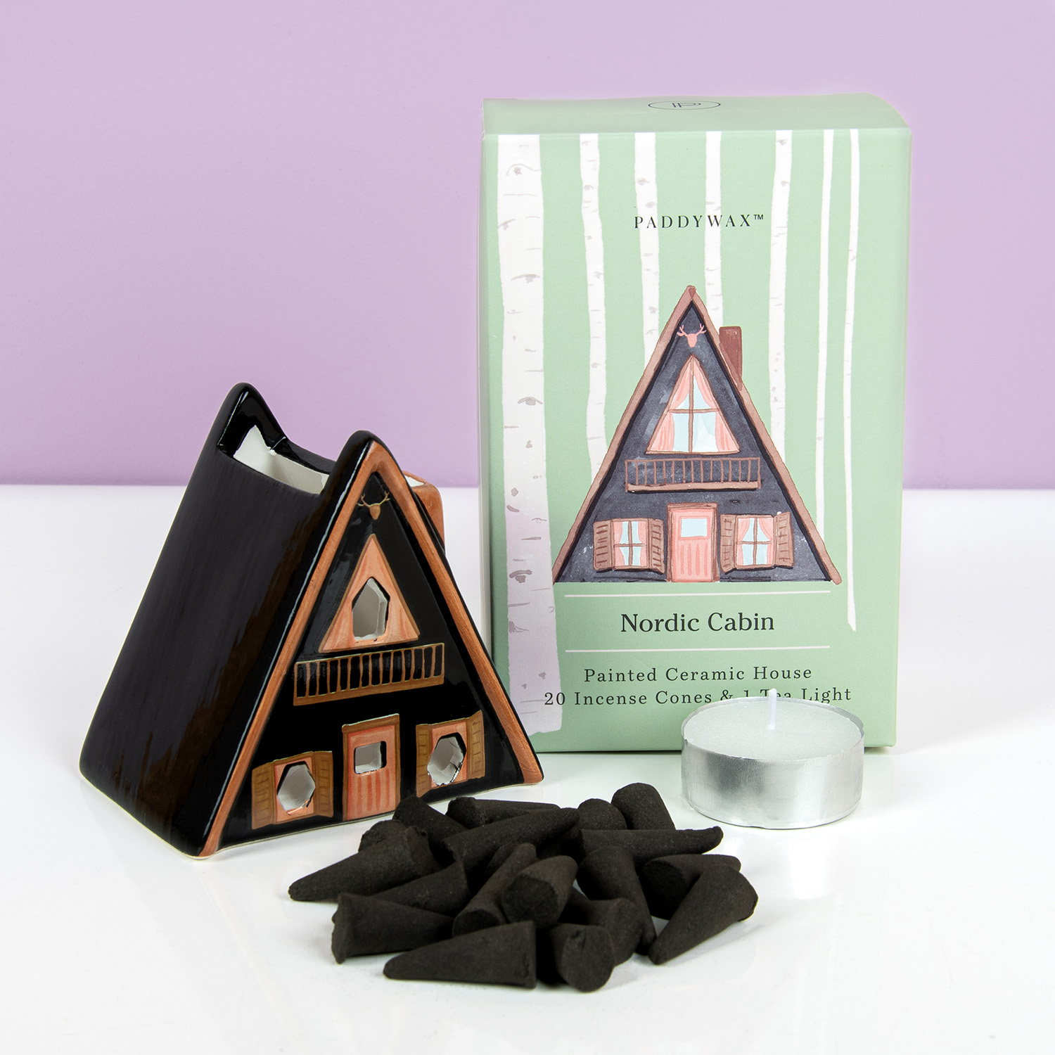 Paddywax Huisje geurbrander - Noorse A-frame