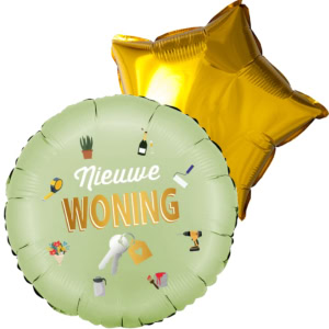 nieuwe woning ballon duo