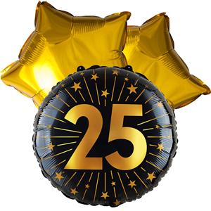 DeBallonnensite Ballon toefje 25ste verjaardag