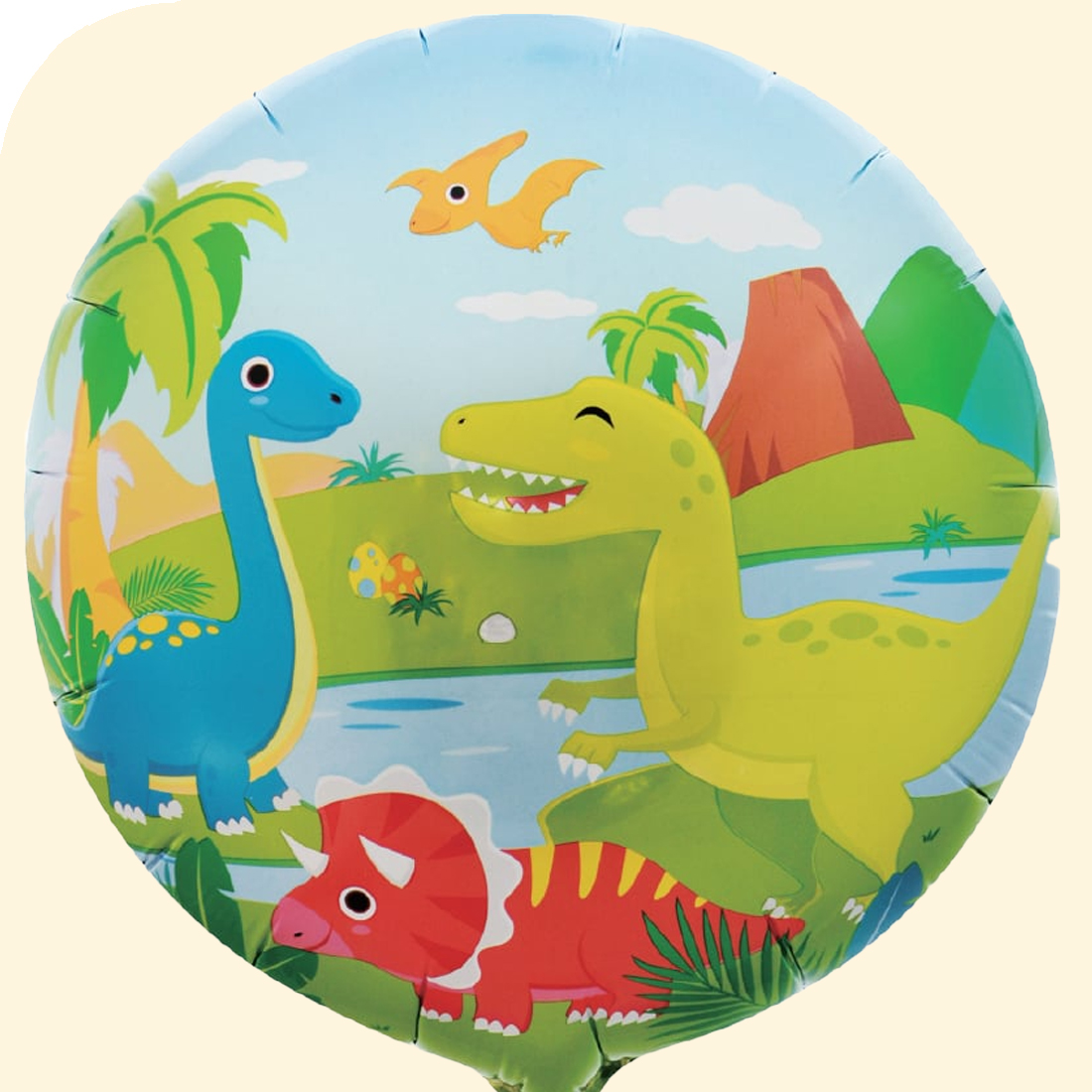 Vrolijke Dino Vrienden ballon