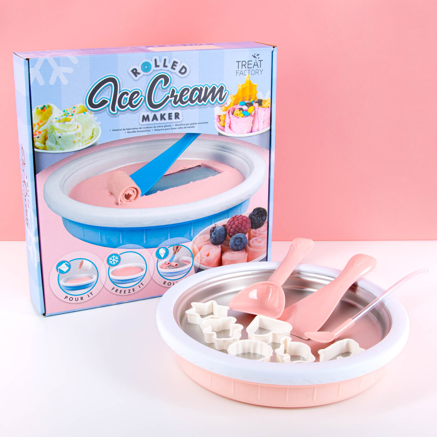 Ditverzinjeniet IJsrolmaker voor opgerold ijs