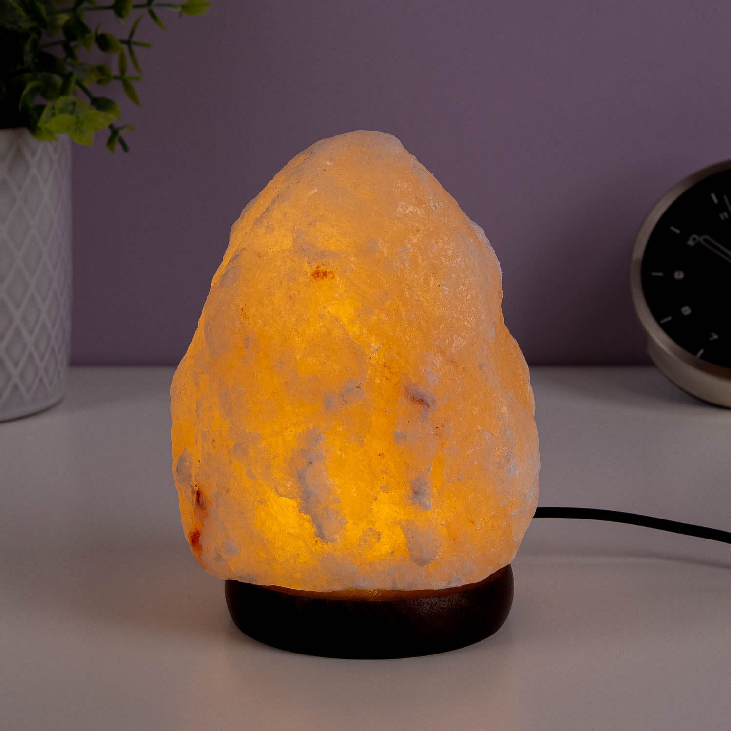 OOTB Zoutlamp met ledverlichting - Warm-wit licht