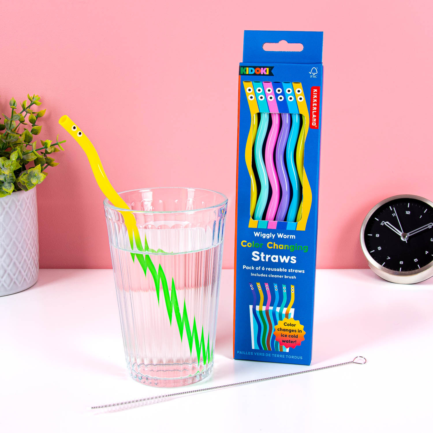 Kikkerland Koudegevoelige wormrietjes (set van 6)