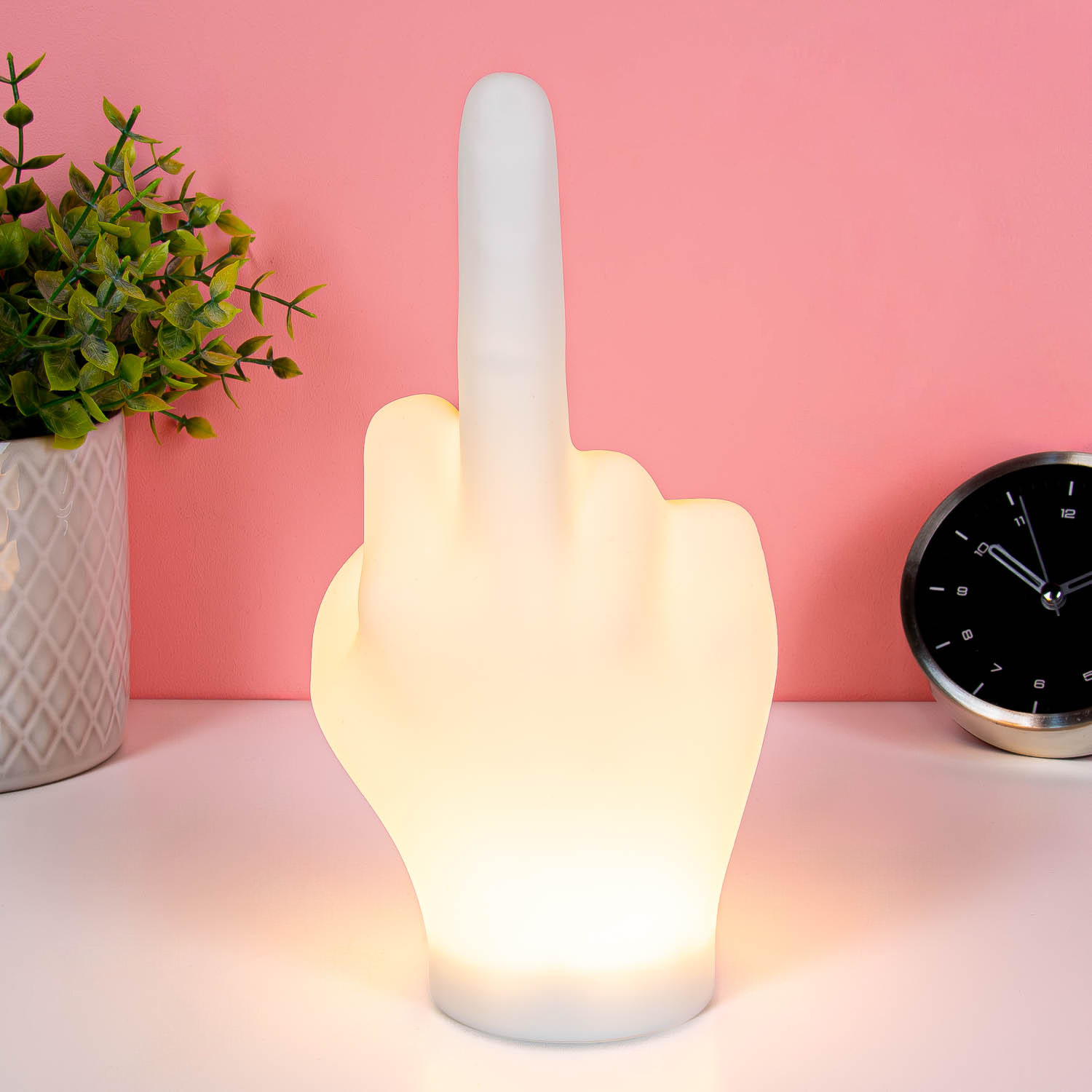 Gift Republic F*ck You middelvinger lamp