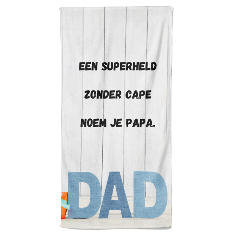 Pillowbuddies Vaderdag Handdoek - Superheld - Pillow Buddies