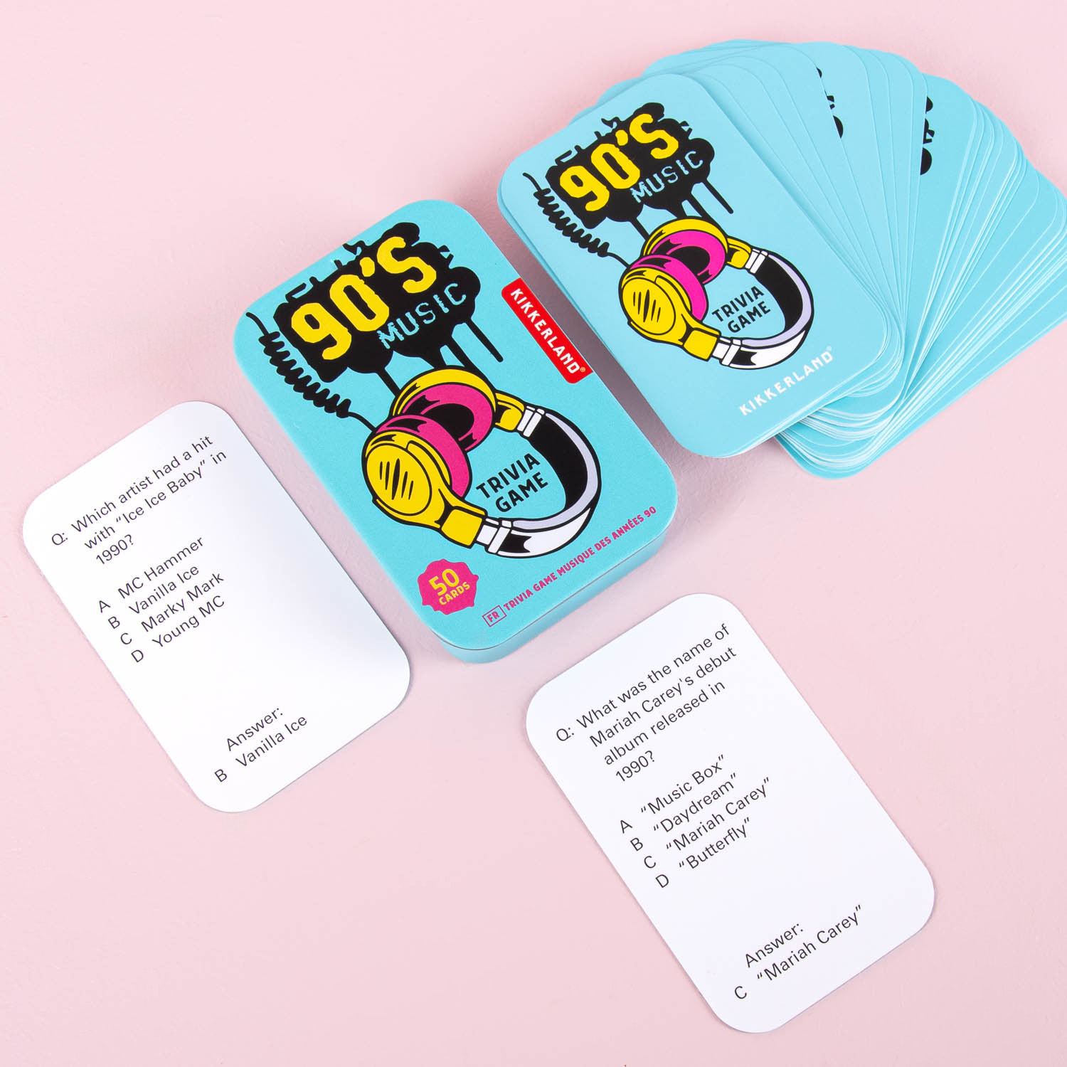 Kikkerland Trivia Game - 90s Music