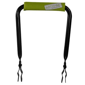 Hooodie Rugsteun Rugleuning zwart met Lime Solid rugkussentje