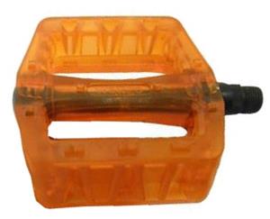 Vwp Platformpedaal BMX Clear 9/16 Inch oranje per set