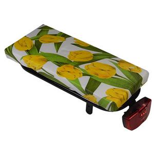 Hooodie Bagagedragerkussen Cushie Tulips Yellow
