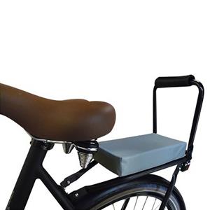 Floenzo Bagagedragerkussen Fietskussen Grijs