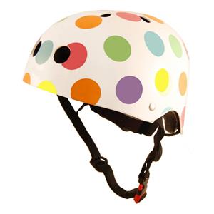 Kiddimoto Pastel Dotty kinderhelm