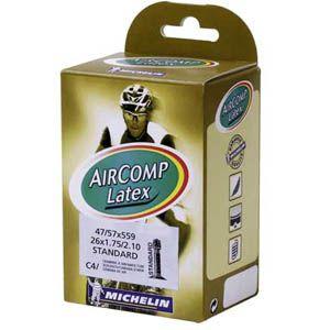 Michelin C4 AirComp Latex MTB Bike Tube - Black