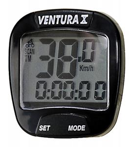 Ventura Fietscomputer X 10 Functies Bedraad